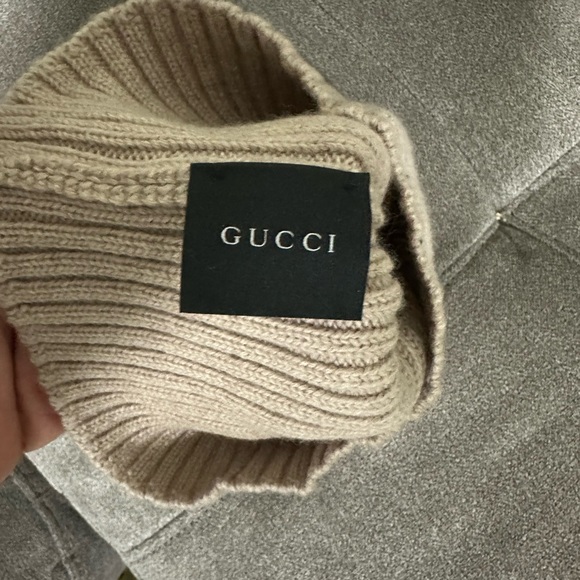 Gucci light grey wool fall or winter beanie hat - Picture 4 of 6